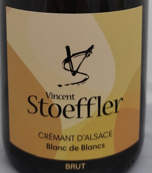 Domaine Stoeffler (Vincent) Pinot Blanc Auxerrois Chardonnay Crémant Brut, AC Crémant d'Alsace, Schaumwein weiß, trocken, 0,75l